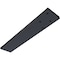 Ekena Millwork 2 1/2"W x 14"D Hidden Floating Steel Heavy Duty Bracket, Powder Coated Black BKTM02X14HFPBL - alternate 2